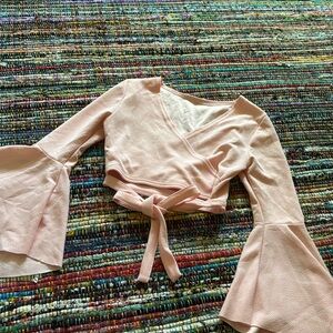 Pink Ballet Cropped Top